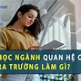 Quan Hệ Quốc Tế Là Nghề Gì